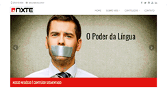 Desktop Screenshot of nexteditorial.com.br